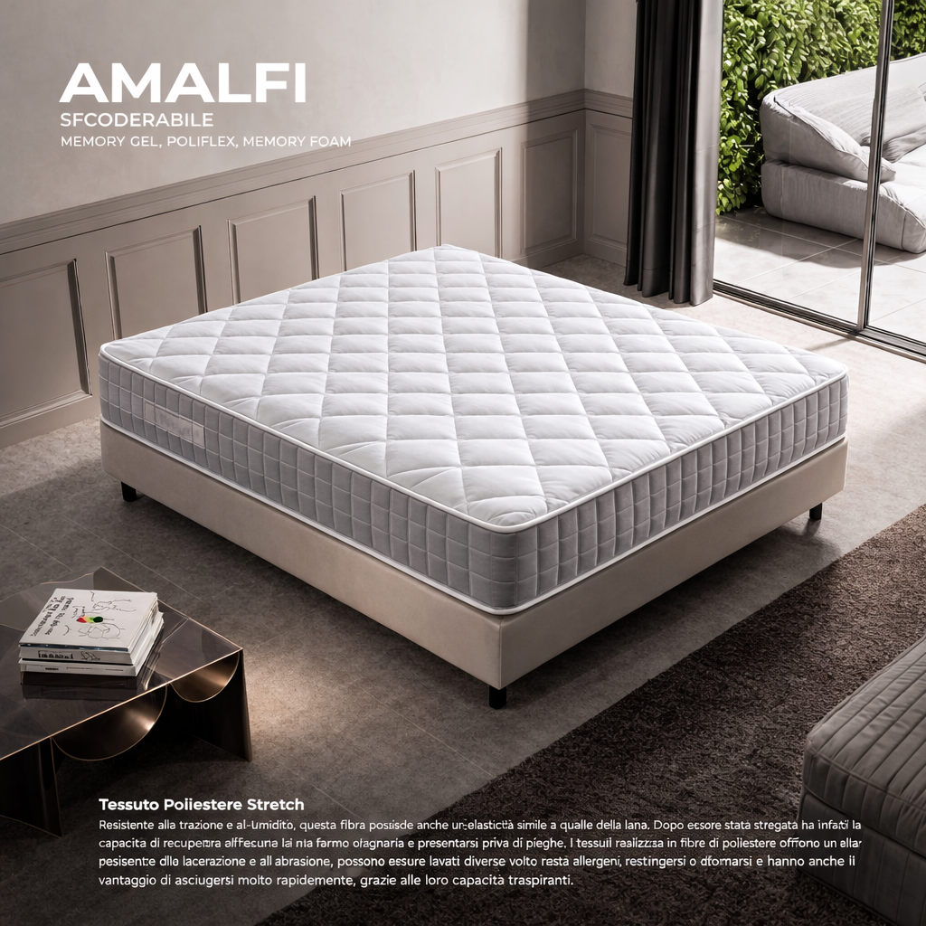 Materasso Matrimoniale Amalfi Memory Gel